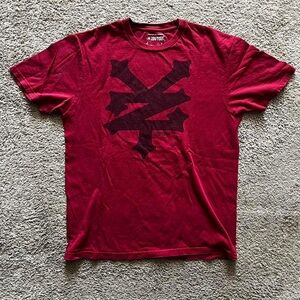 Zoo York Men's Red and Burgundy T-shirt